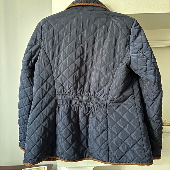 Talbots Navy Blue Quilted Barn Jacket - Picture 4 of 4